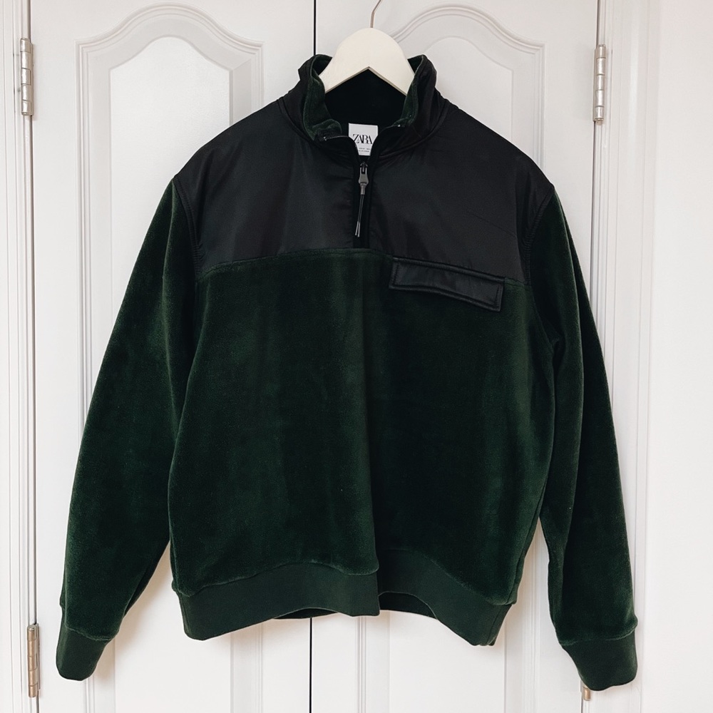 Zara 1/4 Quarter Zip Sweatshirt